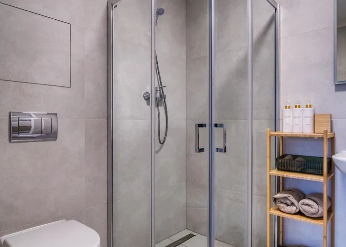 Apartament Chloe's Beige With Big Balcony, O2 Arena Praga