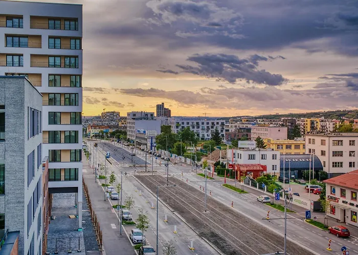 Apartament Chloe's Beige With Big Balcony, O2 Arena Praga